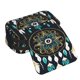 thumbnail image 4 of Disketp Boho Dreamcatcher Estuche de Lápices de Doble Capa con Tapa Abatible y Cremallera, Organizador Escolar para Adolescentes y Adultos, 4 of 7