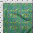 thumbnail image 2 of oneOone Cotton Jersey Green Fabric Batik Quilting Supplies Print Sewing Fabric By The Yard 58 Inch Wide, 2 of 4