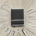 thumbnail image 3 of Juego de 26 cortaúñas multifuncional, impermeable, portátil, fácil de usar, herramienta para manicura, para casa, viajes, color negro, 3 of 9