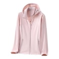 thumbnail image 3 of cllios Women's UPF 50+ Sun Protection Hoodie Jacket Lightweight Long Sleeve Sun Shirt for Women with Pocket Hiking Outdoor Plus Size Rash Guard, 3 of 8