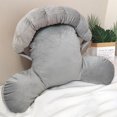 thumbnail image 4 of LEHOZIHEQ Reading Pillow, Super Soft Backrest Reading Bed Rest Pillow, Adult Back-Rest Support Cushion, for Sit Up on Couch, Sofa, and Floor, Dorm Essentials, 4 of 5