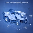 thumbnail image 3 of PYLE PCVDT45 - Armor Shield Lawn Tractor Mower Protective Storage Cover, Indoor/Outdoor, Universal Size, 3 of 4