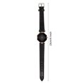 thumbnail image 3 of Women PU Quartz Movement Analog Rhombus Dial Rhinestones Wristwatch Watch (Black), 3 of 8
