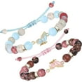 thumbnail image 2 of NICKSUN BFF Friendship Bracelets for 2 - Butterfly Matching Bracelets, Adjustable Natural Stone Bead Bracelets Birthday Gifts for Friends Sisters Couples Mother and Daughter, 2 of 5