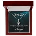 thumbnail image 4 of To My Girlfriend I Think You Should Know Alluring Ribbon Necklace Message Card, 4 of 20