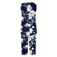 thumbnail image 5 of Women Sweat Suits 2 Piece Set Womens Sleeveless Tank Pajama Set Floral Print Outfits for Women 2 Piece Summer Sets, 5 of 5