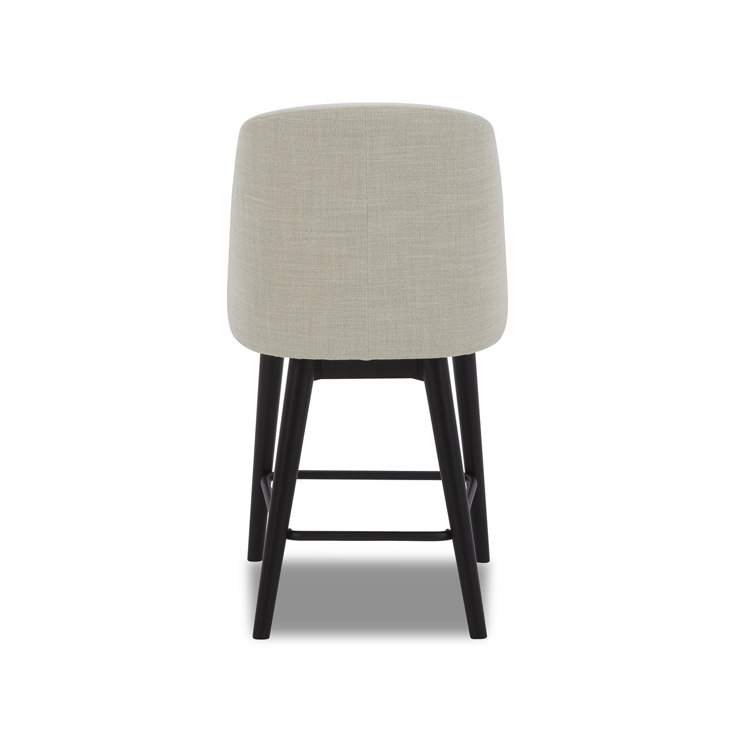 Better Homes & Gardens Springwood Swivel Barstool, Charcoal, Set of 2