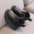 thumbnail image 3 of Eltusu Girls Booties, Spring Winter Windproof No Slip Casual Ankle Boots Black Size 8 Toddler, 3 of 6