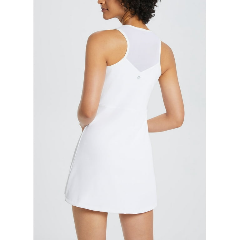 Abito Da Tennis Donna BALEAF - Senza Maniche Con Pantaloncini Integrati, Traspirante E Con Tasche - Foto 10