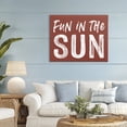 thumbnail image 3 of Stupell Industries Coastal Fun In Sun Brown Sentiment Canvas Art, 40 x 30, by Lettered and Lined, 3 of 8