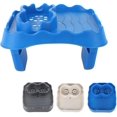 thumbnail image 1 of ZOUSSIQI Plateau de Table pour Spa, Plateau de Table Réglable Antidérapant avec Trous de Drainage, Compagnon pour Piscine (Bleu) CA919-36887, 1 of 9