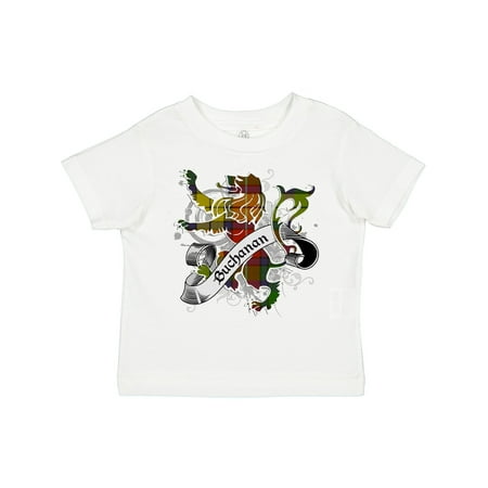 

Inktastic Buchanan Tartan Lion Gift Toddler Boy or Toddler Girl T-Shirt