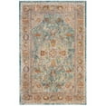 thumbnail image 3 of SAFAVIEH Aria Maris Traditional Runner Rug, Blue/Orange, 2' x 8', 3 of 7