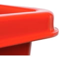 thumbnail image 5 of Global Industrial 800311RD 6 Bushel Direct Mount Base Red Plastic Bulk Box Truck, 5 of 7