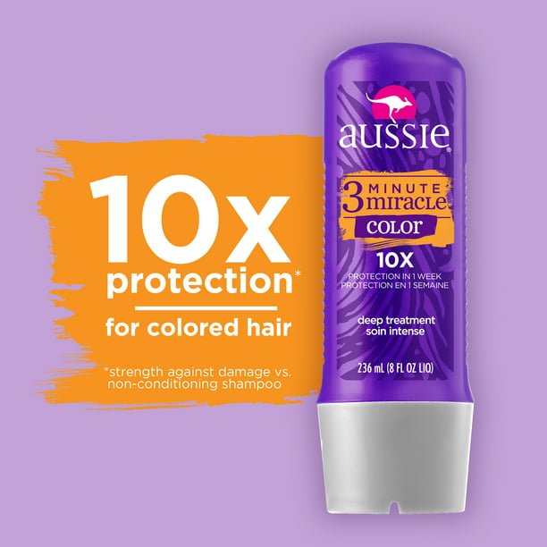 Aussie 3 Minute Miracle Color Conditioning Treatment for Colored Hair 8 fl oz