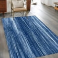 thumbnail image 2 of 3'x5' Area Rugs, Navy Blue Indoor Outdoor Area Rug for Living Room Bedroom, Vintage Modern Abstract Art Ombre Washable Bathroom Rugs Kitchen Floor Carpet Mats Home Decor Aesthetic, 2 of 8