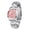 Silver+Pink, variant on SKMEI Watches for Women Easy Reader Ladies Analog Quartz Watch Luminous Date Waterproof Watch Gift for Womens Wristwatch