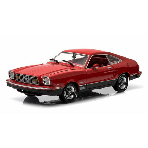 GreenLight GRE12867 1976 Ford Mustang II Mach I&44; Rouge