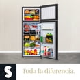 thumbnail image 4 of Refrigerador 2 Puertas 210 Litros 7.4 Pies Acero Inoxidable, 4 of 5