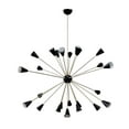 thumbnail image 2 of Stilnovo Style 24 Light Mid Century Brass Sputnik chandelier light Fixture, 2 of 3