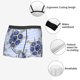 thumbnail image 3 of Balery Turtle with Blue Stones Calzoncillos bóxer para hombre, ropa interior de algodón suave y transpirable con cinturilla de nailon-Medium, 3 of 5