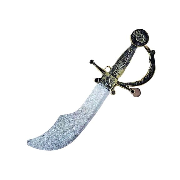 XYKA Deluxe Plastic Cutlass Prop, 6 Styles Retro Pirate Swords, Party Favor Decor, Durable & Lightweight Swashbuckling Adventure Toy, Perfect for Dress-Up, Party Favors & Gifts