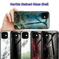 thumbnail image 2 of Marble Motif Stained Glass Phone Case for iPhone X XS XR SE 8 7 6 6S Plus Max, Light and Thin Gorgeous Back Cover, Feel Comfortable Protective Shell(Black,7/8), 2 of 8