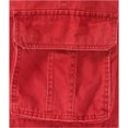 thumbnail image 3 of Aeropostale - Pantalones cortos de carga informales de longitud más larga para hombre, rojo, 27 Aeropostale Carga, 3 of 3
