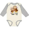 thumbnail image 3 of Inktastic My Oma Loves Me Cute Owl Family Boys or Girls Long Sleeve Baby Bodysuit, 3 of 5