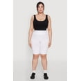 thumbnail image 2 of Womens Plus Size High Waist Cycling Shorts, 2 of 5
