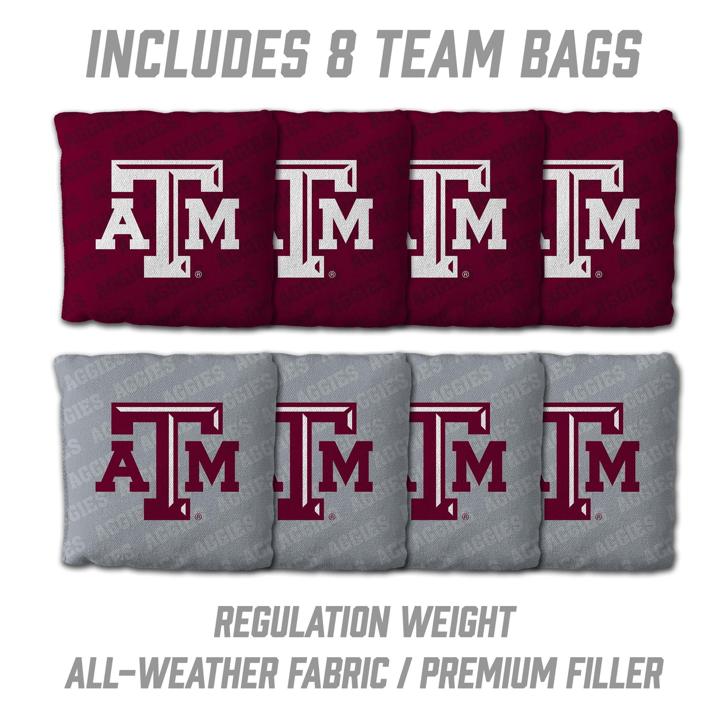 YouTheFan NCAA Texas A&M Aggies 2x4 Slogan Series Cornhole