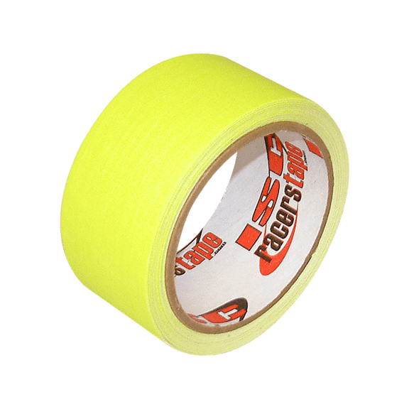 ISC Neon Dull-Finish Racer's Tape: 2 in x 30 ft. (Fluorescent Yellow)