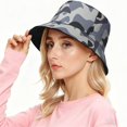 thumbnail image 5 of Camouflage Bucket Hat, Personalized Acrylic Fisherman Hat, Soft and Warm Casual Outdoor Cap for Daily Wear, 5 of 6