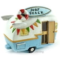 thumbnail image 2 of MWD Miniature Fairy Garden Retro Airstream RV Beach Camper Trailer Surf Shack Decor, Mini and Dollhouse Accessories, Surfer Camping Lover Coastal Beach Themed Home Decorations, Resin, 6", 2 of 2