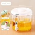thumbnail image 3 of OUSITAID Cold Bubble Juice Bucket High Temperature Resistant Cooling Kettle For Refrigerator Cold Water Bucket With Tap, 3 of 6