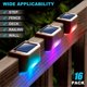 thumbnail image 3 of 16 Pack Fence Post Solar Lights for Patio Pool Stairs Step and Pathway, Weatherproof LED Deck Lights Solar Powered, 3 of 5