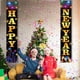 thumbnail image 1 of 72 x 12 pulgadas, gran cartel colgante para puerta de entrada de Año Nuevo, decoración de feliz año nuevo para exteriores, interiores y paredes del hogar, 1 of 5