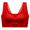 Red, variant on Womens Bras Front Closure Full Coverage Back Support Wireless Corrector Bra Womens Seamless Jelly Bras 1 PC