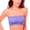 Purple, variant on FYEGRE Women's Strapless Bralette Top with Removable Padding Soft Stretchy Double Bandeau Support for Plus Size Comfort Dark Gray XL
