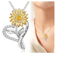 thumbnail image 2 of Joyeria Mujer Collare De Plata 925 Collares Girasol Dijes Xtellar plateado, 2 of 3