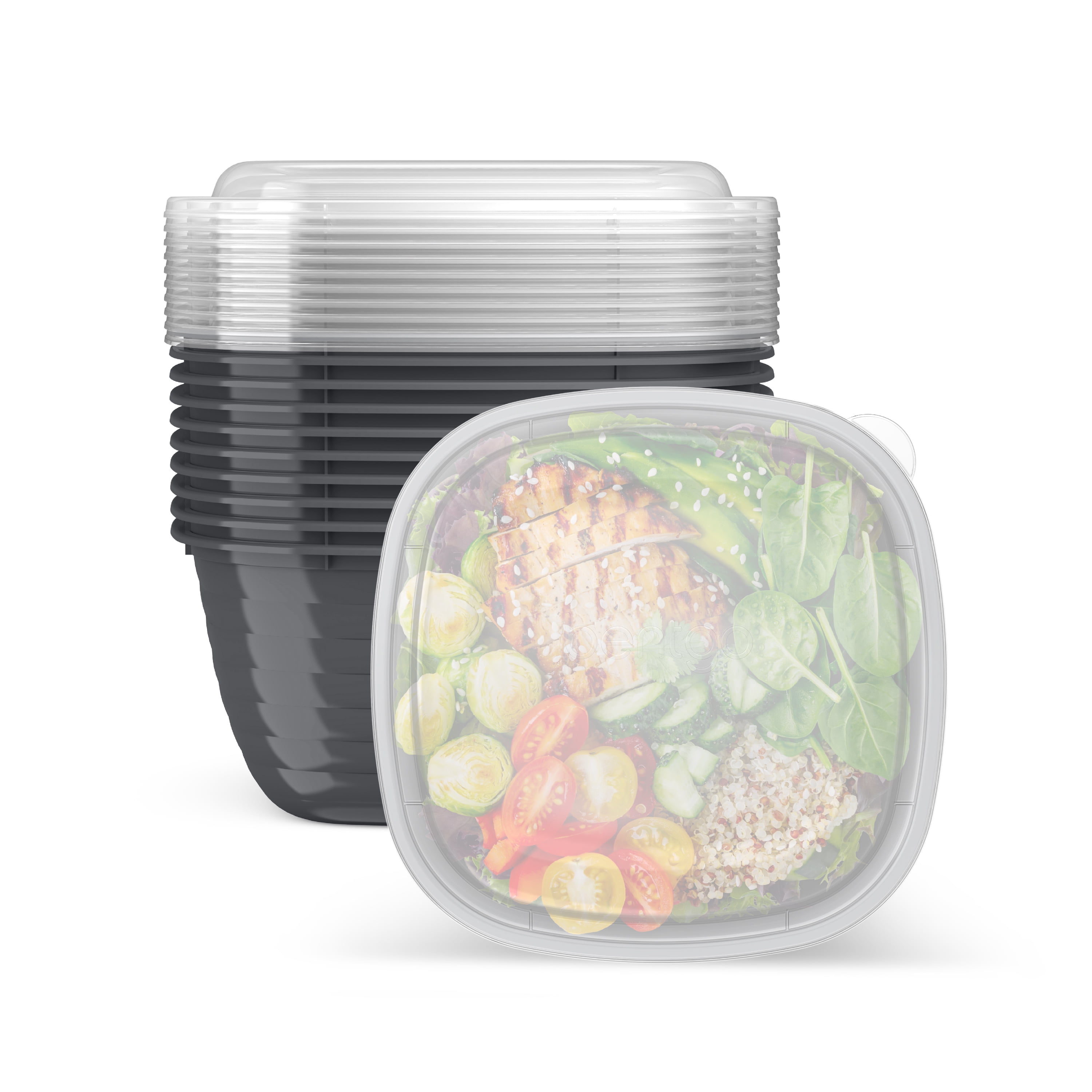 Bentgo® Prep Bowls with Custom Fit Lids Reusable