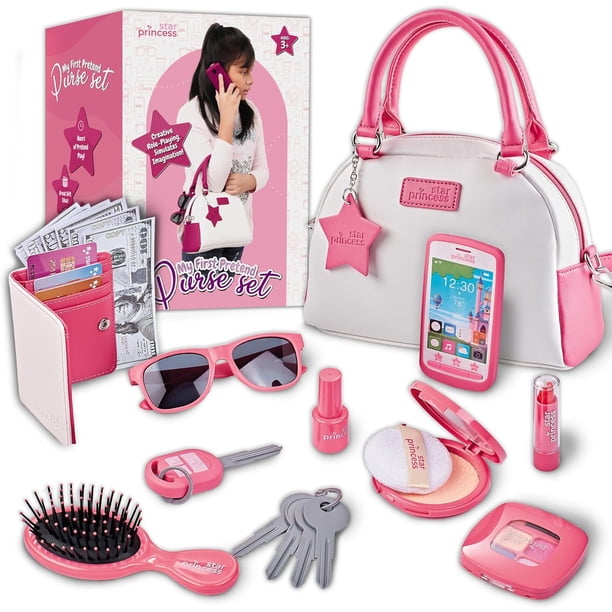 Star Princess Ensemble d'accessoires de sac à main et lunettes de soleil pour poupées de
