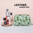 thumbnail image 4 of Beautiful Calla Lily Flowers Makeup Bag, Large Capacity Travel Cosmetic Bag for Women Girls- Travel Toiletry Bag Leather Portable Waterproof Makeup Case Organizer with Handle, 4 of 4