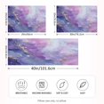 thumbnail image 2 of Satin Pillowcase Envelope Closure Pillow Cover Wrinkle-Resistant & Vibrant Print Pink and Blue Marble Texture, 2 of 7