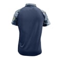 thumbnail image 3 of Dresfit Patriotic Polo Shirts Mens Lapel Henley Camo Shirt 1776 - 2026 4th Of July Shirts Button Down Muscle 250 Anniversary Usa Graphic Tees Navy S, 3 of 3