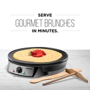 Chefman Electric Crepe Maker & Griddle, Nonstick Grill Pan, 12 Surface, Black