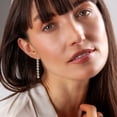 thumbnail image 2 of Humble Chic Silver Tone Rhinestone Earrings for Women - Dangling Earrings for Women, 2 of 10