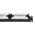 thumbnail image 4 of Manhattan 24-Port Cat6 Rackmount Patch Panel | Cable Management, Mountable Support Bar - 720786, 4 of 7