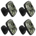 thumbnail image 2 of 4 Pcs Square Cabinet Handle Drawer Pulls Halloween Scary Hands Knobs with Screws Furniture Office Cabinet Knob Decoration, 2 of 7
