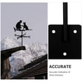 thumbnail image 3 of unbranded Iron Roof Weather Vane Para Jardín Y Negro Resistente Para Dirección Del, 3 of 8
